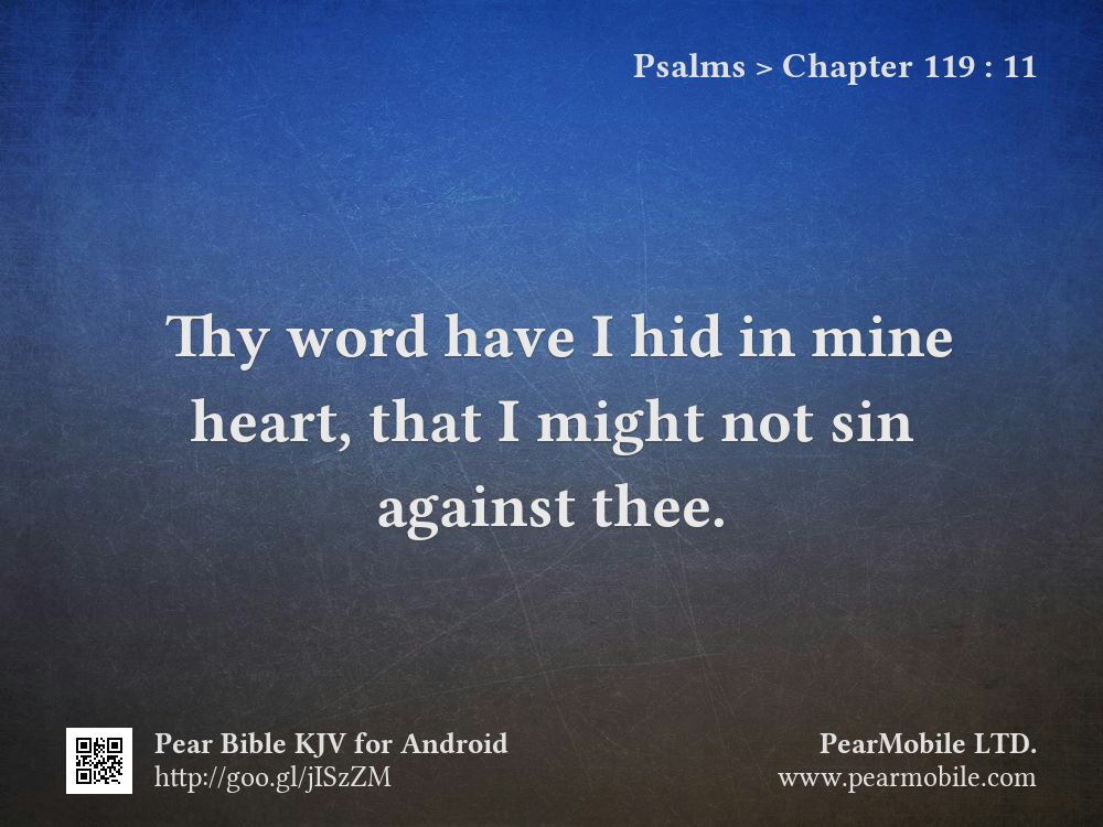Psalms, Chapter 119:11